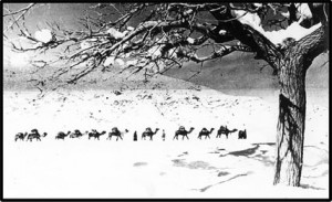 camels-in-the-snow-of-persia-300x183