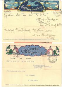 birthday and social telegram