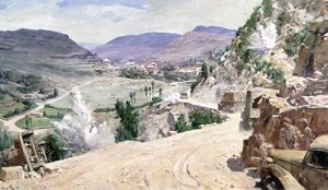 road to Jezzine painting